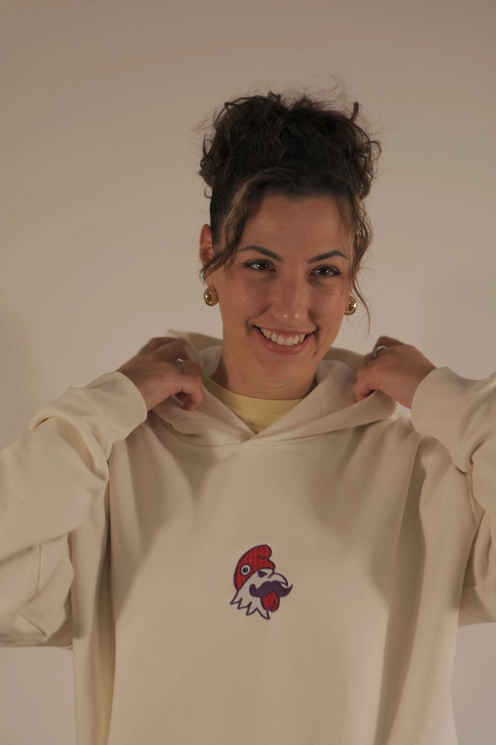 Sweat à capuche Vilain Coq