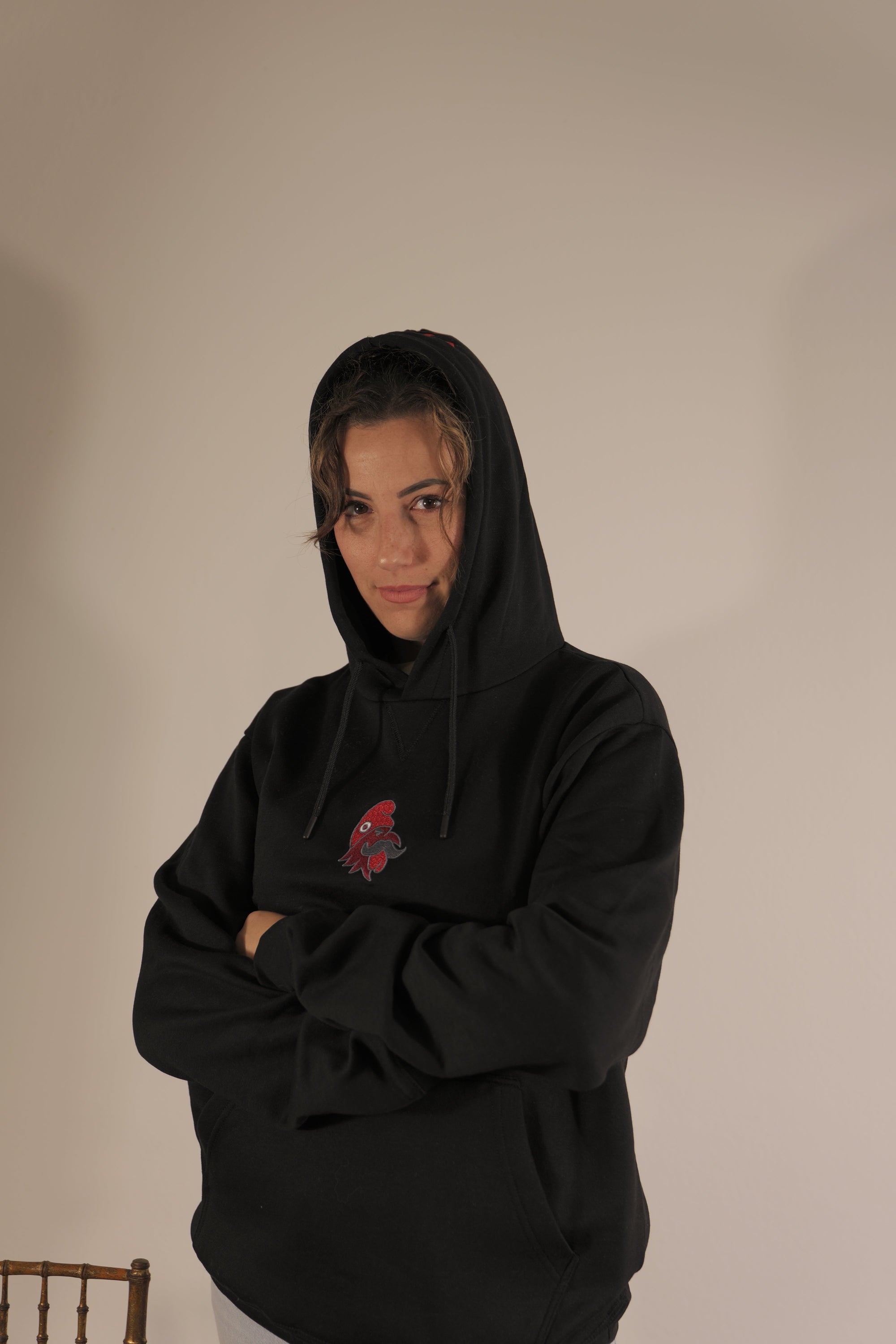 Sweat à capuche Vilain Coq