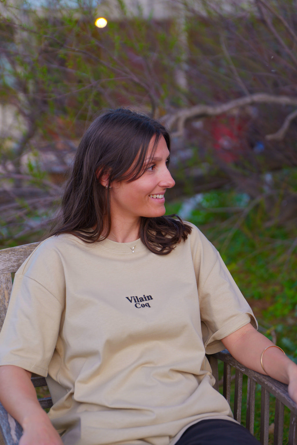 T-shirt Slow Vilain Coq