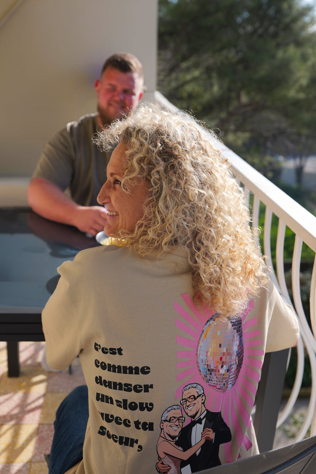 T-shirt Slow Vilain Coq