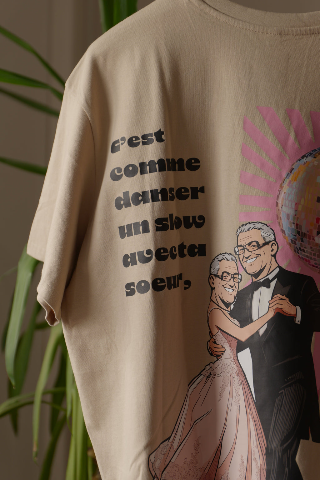 T-shirt Slow Vilain Coq