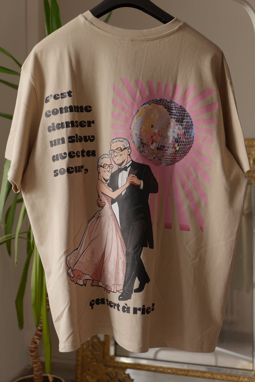 T-shirt Slow Vilain Coq