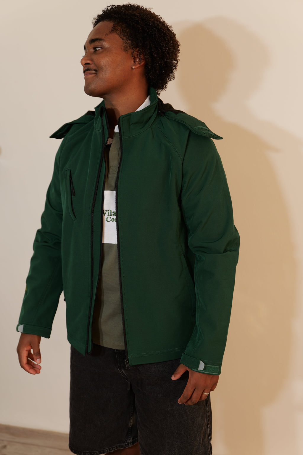 Veste Softshell à capuche Vilain Coq