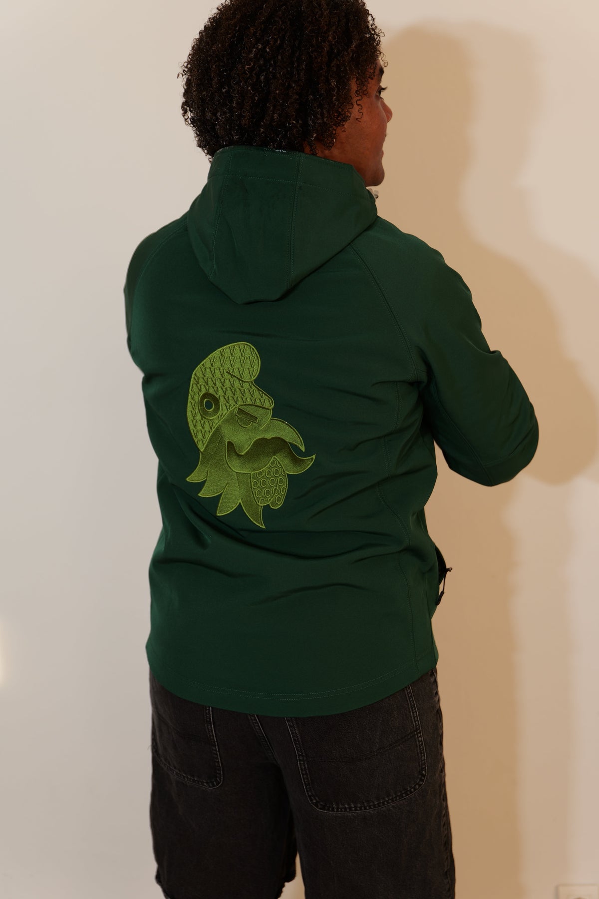 Veste Softshell à capuche Vilain Coq