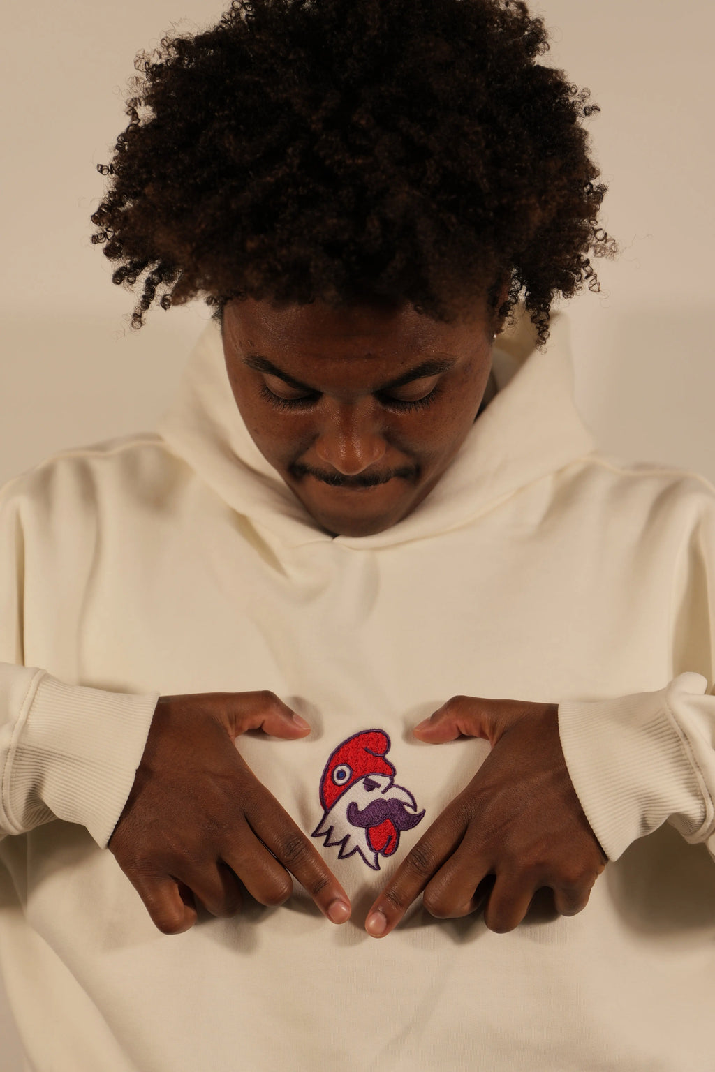 Sweat à capuche Vilain Coq