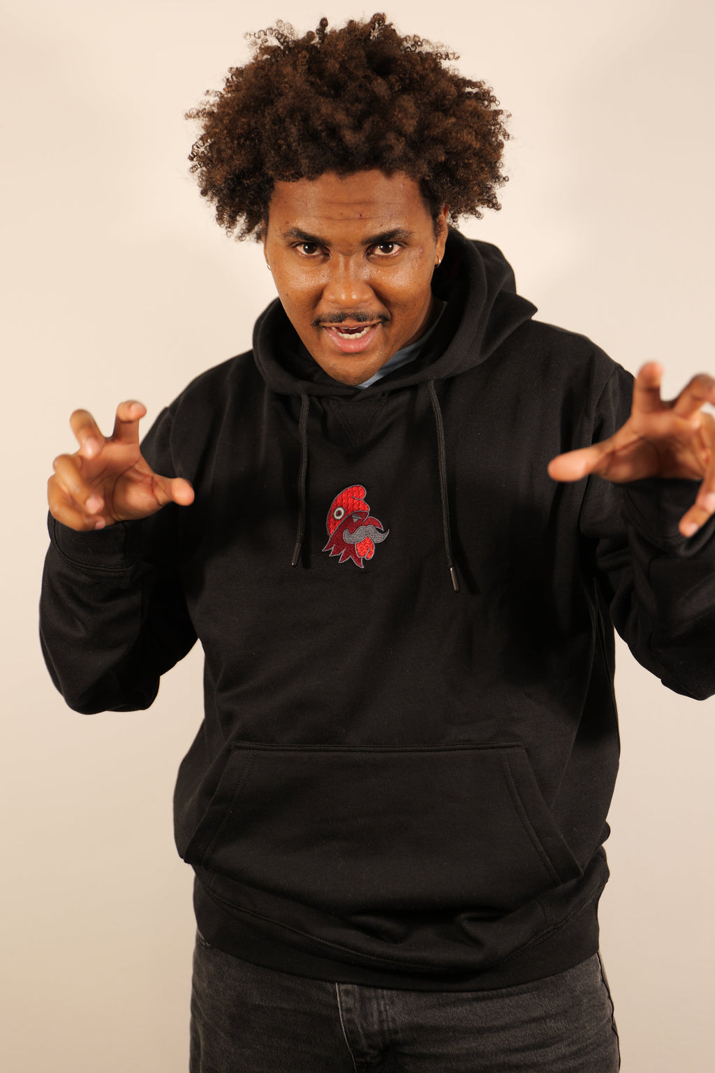 Sweat à capuche Vilain Coq