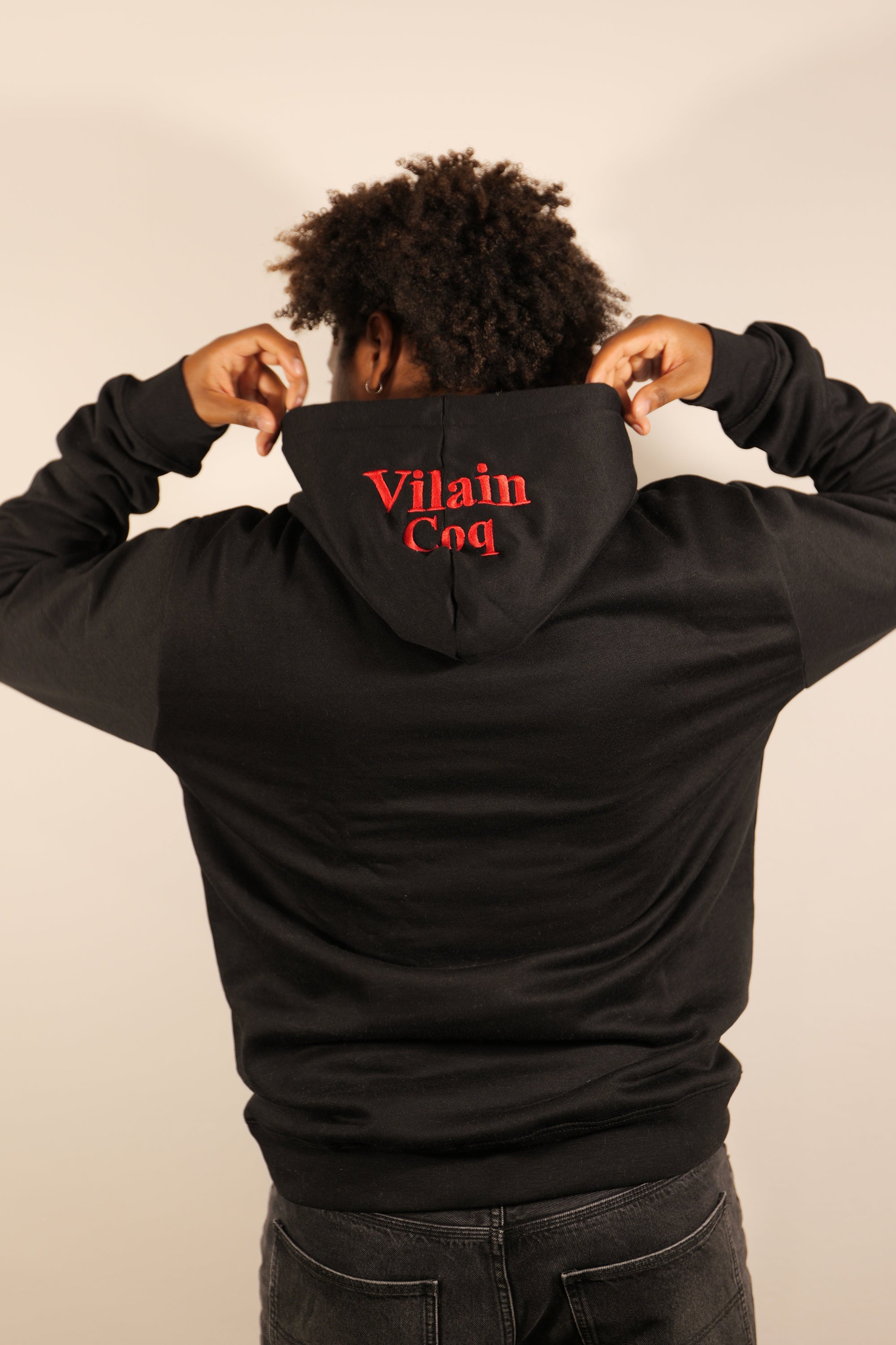 Sweat à capuche Vilain Coq