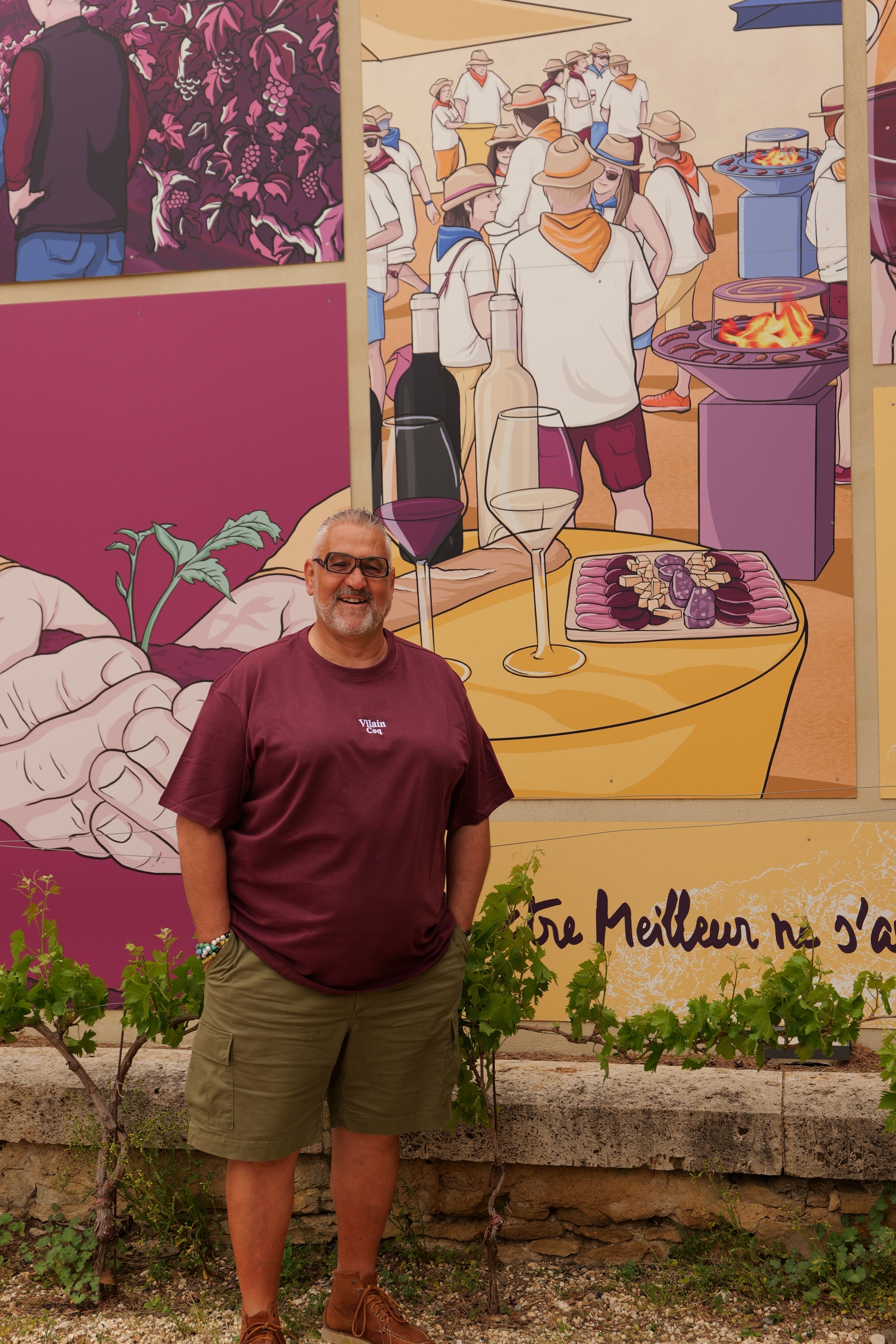 T-shirt Boules Vilain Coq